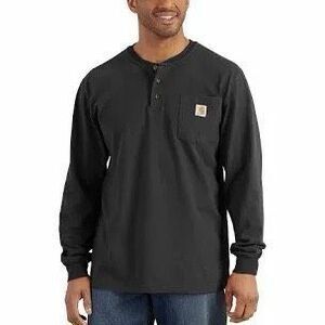 Carhartt size 3X tall loose Fit Henley styled shirt